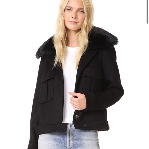 Ramy Brook ‘Jessie’ Faux Fur Coat - Picture 1 of 7